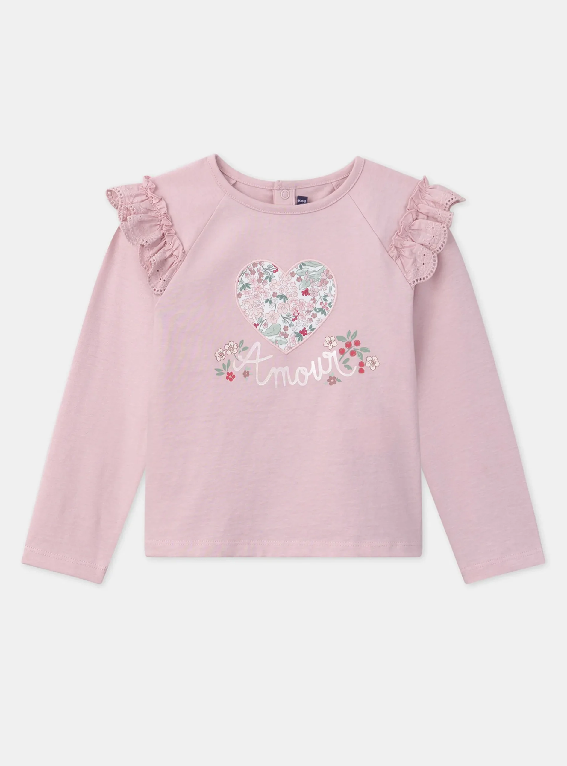 Sergent Major Blouse & T-shirt-T-shirt rose amour