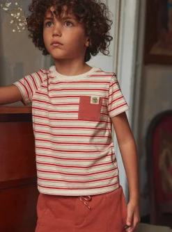 Sergent Major T-shirt & Polo-T-shirt terracotta à poche