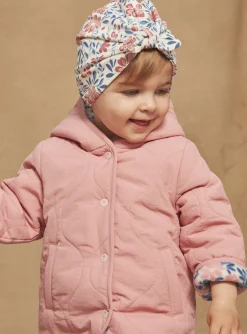 Sergent Major Manteau, Parka & Veste-Veste &agrave; capuche r&eacute;versible vieux rose