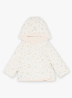 Sergent Major Veste & Cardigan-Veste &agrave; capuche rose p&acirc;le en velours