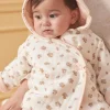 Sergent Major Veste & Cardigan-Veste de naissance &agrave; capuche &eacute;crue en tubique
