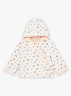 Sergent Major Veste & Cardigan-Veste de naissance &agrave; capuche &eacute;crue en tubique