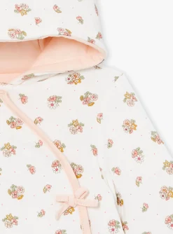 Sergent Major Veste & Cardigan-Veste de naissance &agrave; capuche &eacute;crue en tubique