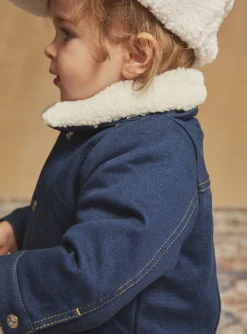 Sergent Major Manteau, Parka & Veste-Veste denim 2 en 1